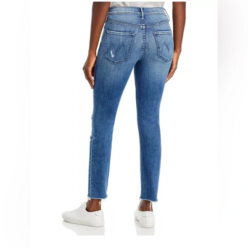 Mother Jeans - the mid rise dazzler ankle fray "weekend warrior" - Picture 2 of 5